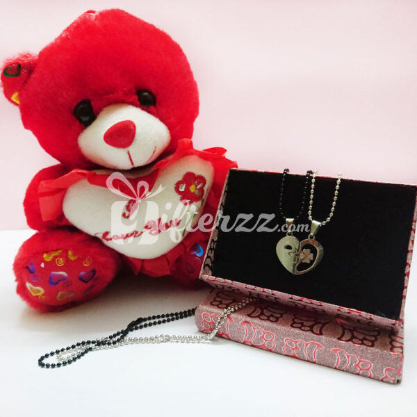 Soft Teddy Bear– Couple Bracelet Set